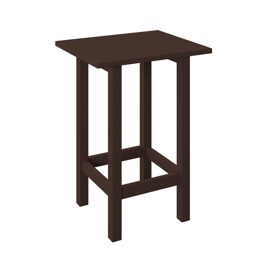 Polybird - Modern Balcony End Table tudor Brown - P65-TB view 1
