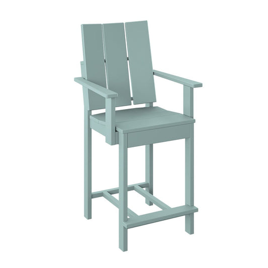 Polybird - Modern Dining Chair "Counter Height" Sage - P9-C-SG view 1