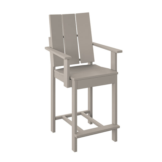 Polybird - Modern Dining Chair "Counter Height" Sand - P9-C-SN view 1