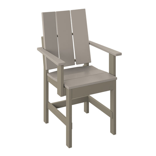 Polybird - Modern Dining Chair Sand And Weatherwood - P9-R-SN-WW view 1