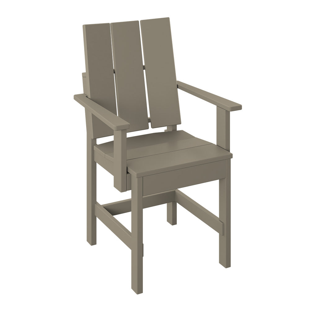 Polybird - Modern Dining Chair Weatherwood - P9-R-WW view 1