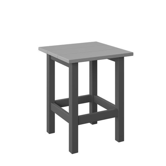 Polybird - Modern End Table light Gray And Charcoal - P66-LG-CH view 1