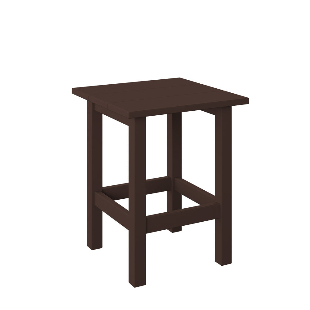 Polybird - Modern End Table tudor Brown - P66-TB view 1