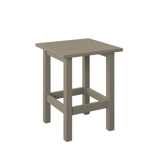 Polybird - Modern End Table weatherwood - P66-WW view 1