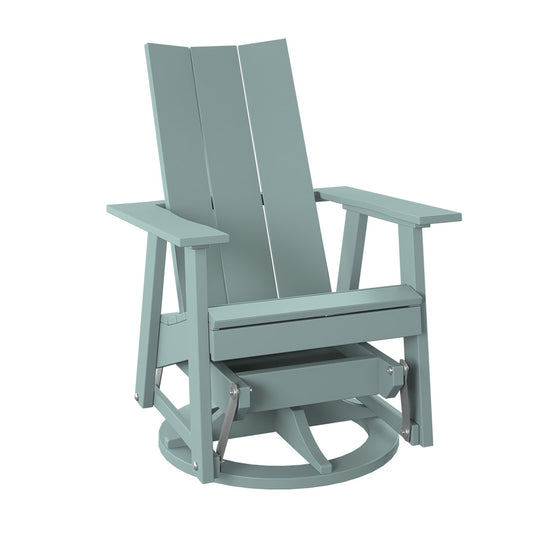 Polybird - Modern Swivel Glider Sage - P69-SG view 1