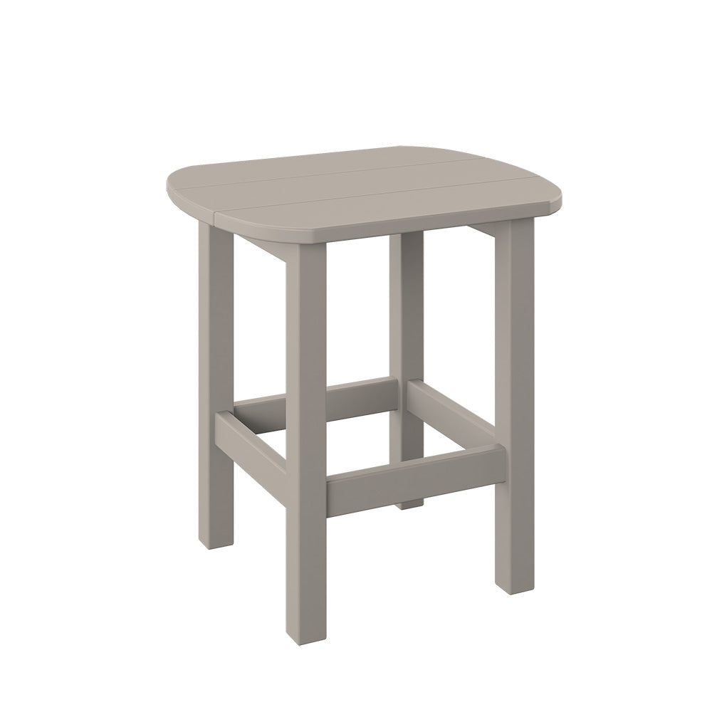 Polybird - Oval End Table Sand - P52-SN view 1
