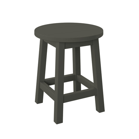 Polybird - Round Bar Stool Coffee - P94-R-CF view 1