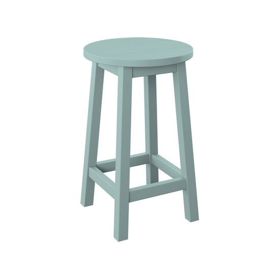 Polybird - Round Bar Stool "Counter Height" Sage - P94-C-SG view 1