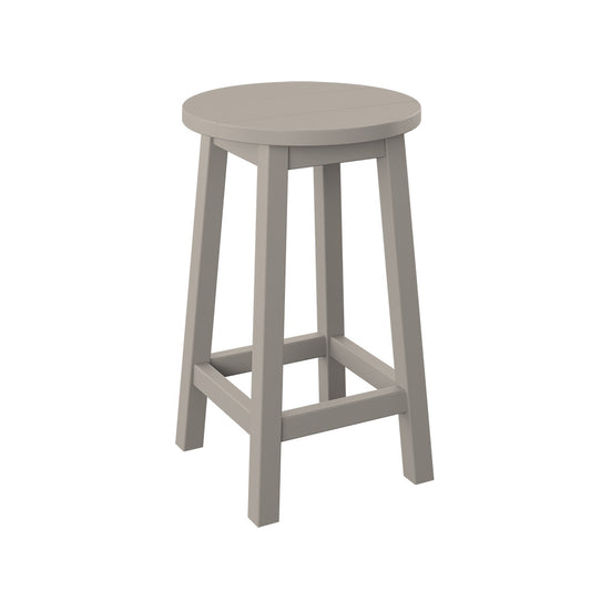 Polybird - Round Bar Stool "Counter Height" Sand - P94-C-SN view 1