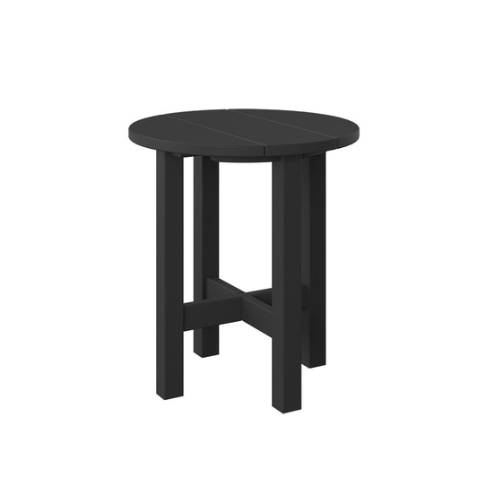 Polybird - Round End Table Black - P53-BK view 1