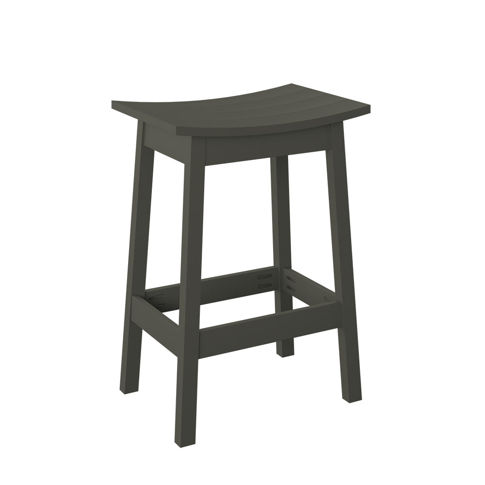 Polybird - Saddle Stool "Bar Height" Coffee - P93-B-CF view 1