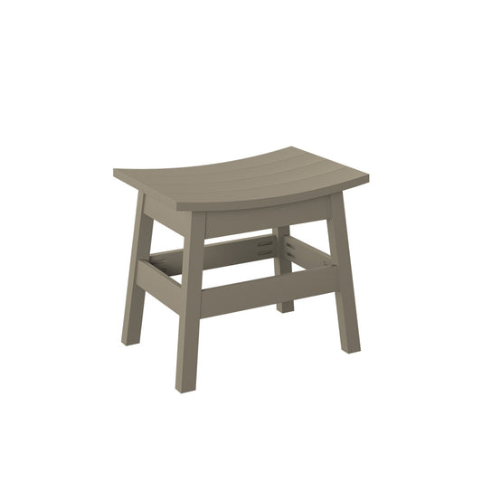 Polybird - Saddle Stool Weatherwood - P93-R-WW view 1