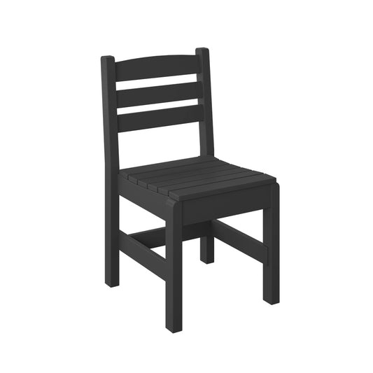  Polybird - Side Chair "Regular Height" Black - P10-R-BK view 1