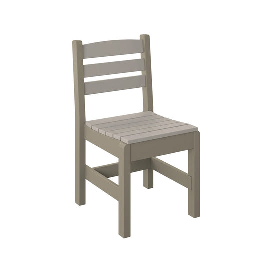  Polybird - Side Chair "Regular Height" Sand And Weatherwood - P10-R-SN-WW view 1