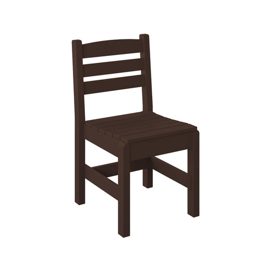  Polybird - Side Chair "Regular Height" Tudor Brown - P10-R-TB view 1