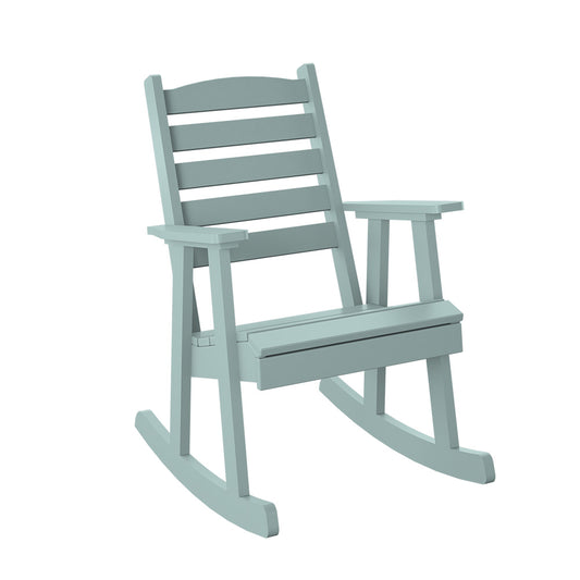 Polybird - Slat Back Rocking Chair Sage - P77-SG view 1