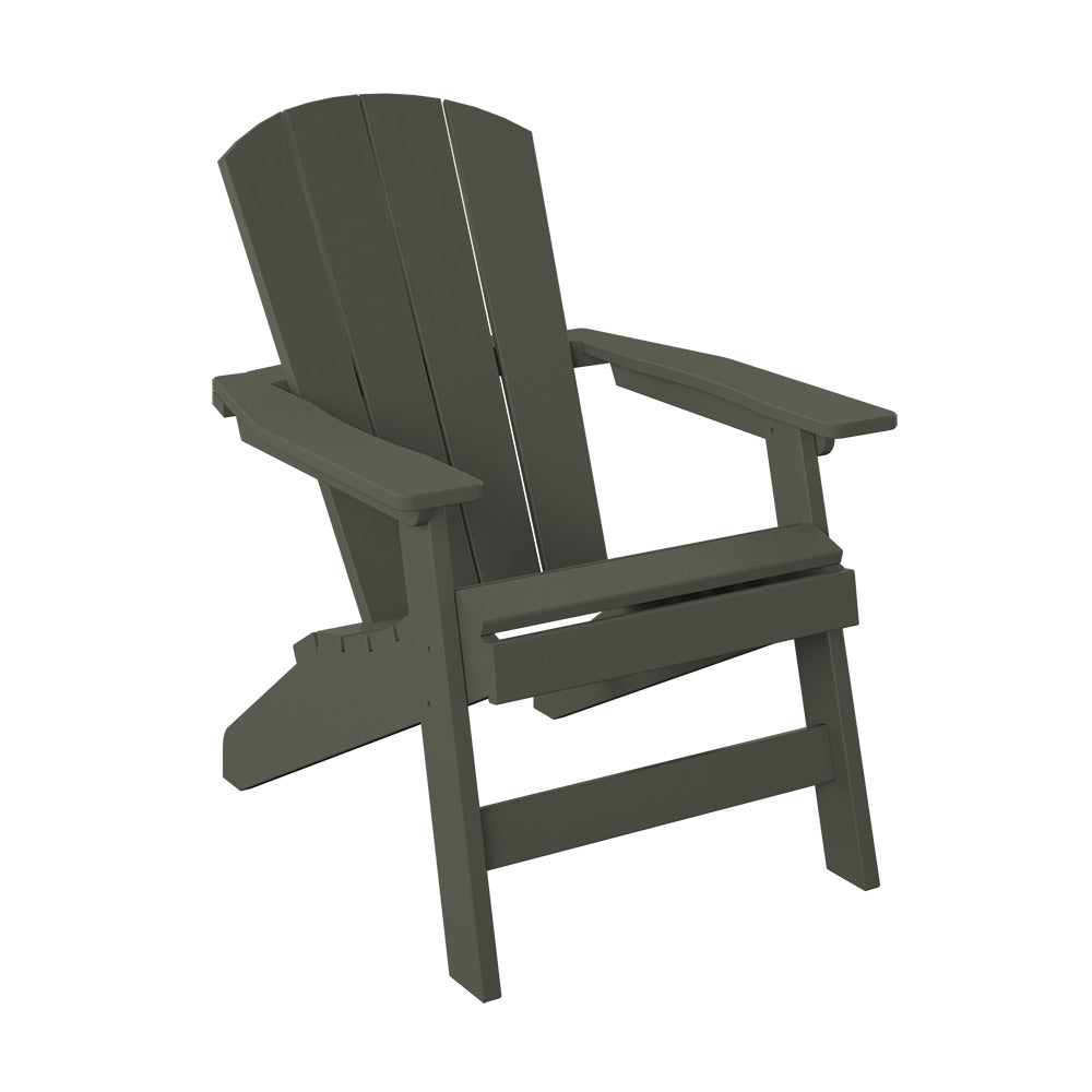 Polybird - Stationary Adirondack Chair Coffee - P1-CF view 1