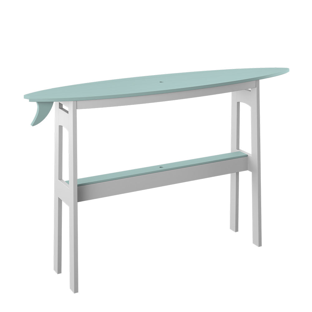 Polybird - Surfboard 72" Table Bar Height Sage And White - P88-B-SG-WT view 1