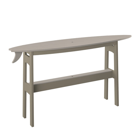 Polybird - Surfboard 72" Table Counter Height Sand And Weatherwood - P88-C-SN-WW view 1