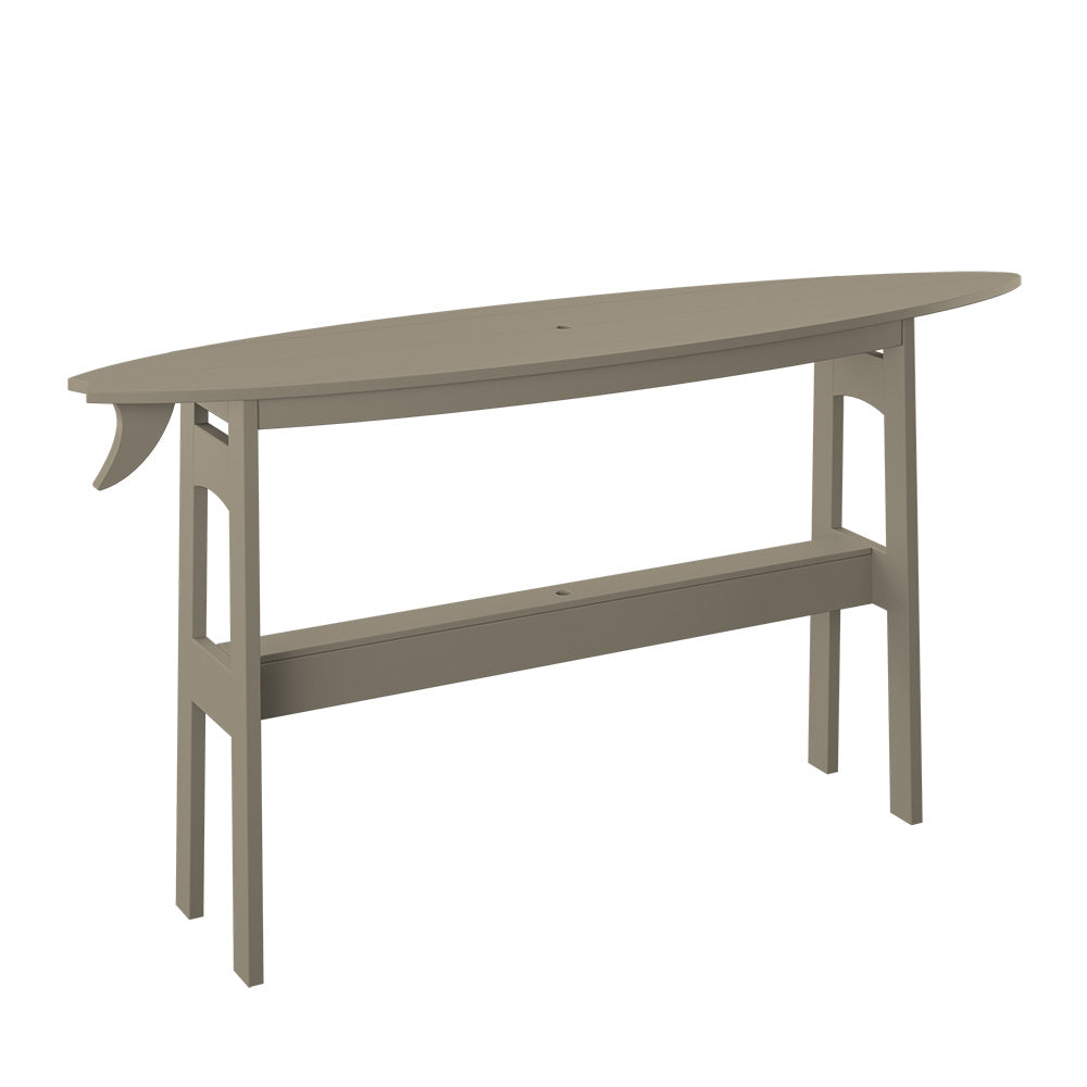 Polybird - Surfboard 72" Table Counter Height Weatherwood - P88-C-WW view 1