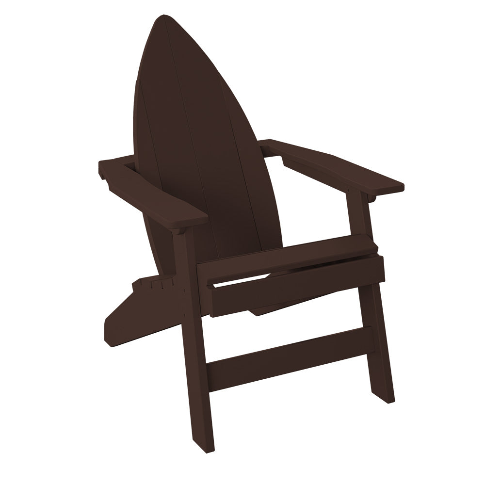 Polybird - Surfboard Adirondack-Nose Chair Tudor Brown - P81-TB view 1