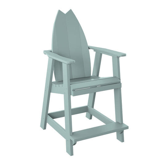 Polybird - Surfboard Balcony Chair - Tail Sage - P82-SG view 1