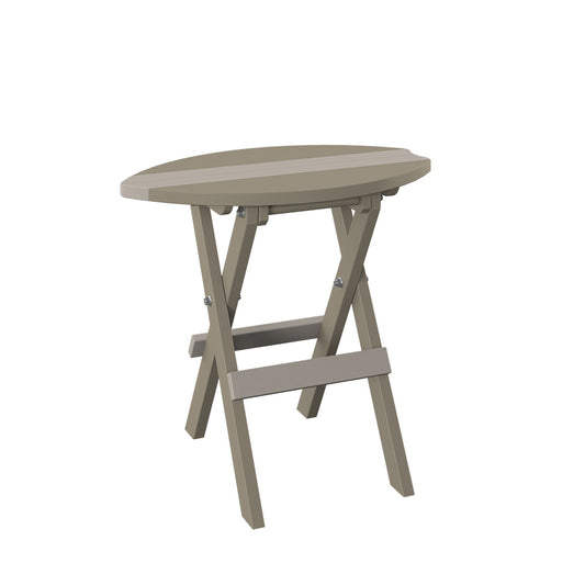 Polybird - Surfboard Balcony Table Sand And Weatherwood - P90-SN-WW view 1