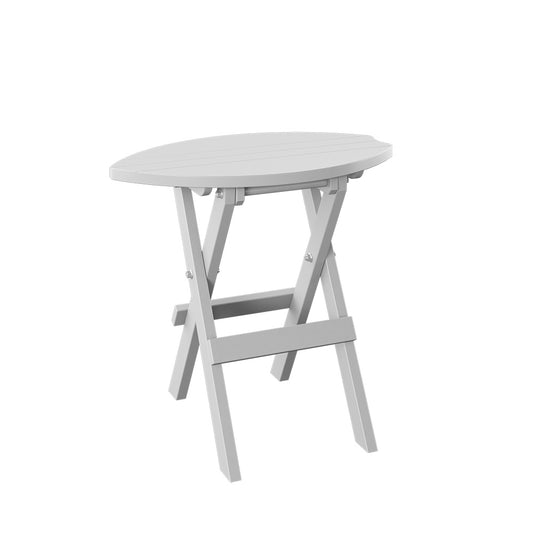 Polybird - Surfboard Balcony Table White - P90-WT view 1