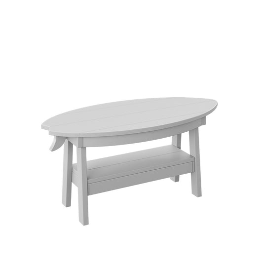 Polybird - Surfboard Coffee Table White - P86-WT view 1