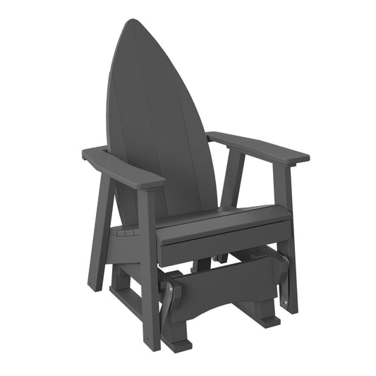 Polybird - Surfboard Nose 2' Glider Chair Charcoal - P85-CH view 1