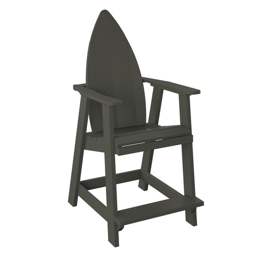 Polybird - Surfboard Nose Balcony Chair Coffee - P83-CF view 1