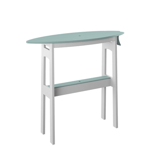Polybird - Surfboard Table 48" Bar Height Sage And White - P87-B-SG-WT view 1