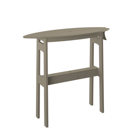 Polybird - Surfboard Table 48" Bar Height Weatherwood - P87-B-WW view 1