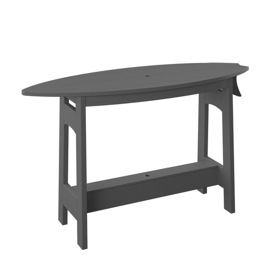 Polybird - Surfboard Table 48" Charcoal - P87-R-CH view 1