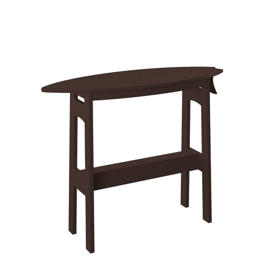 Polybird - Surfboard Table 48" Counter Height Tudor Brown - P87-C-TB view 1