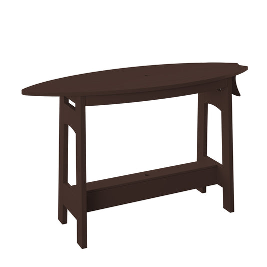 Polybird - Surfboard Table 48" Tudor Brown - P87-R-TB view 1
