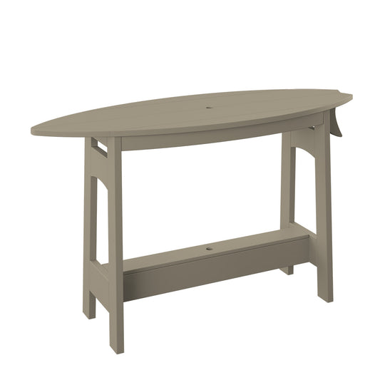 Polybird - Surfboard Table 48" Weatherwood - P87-R-WW view 1