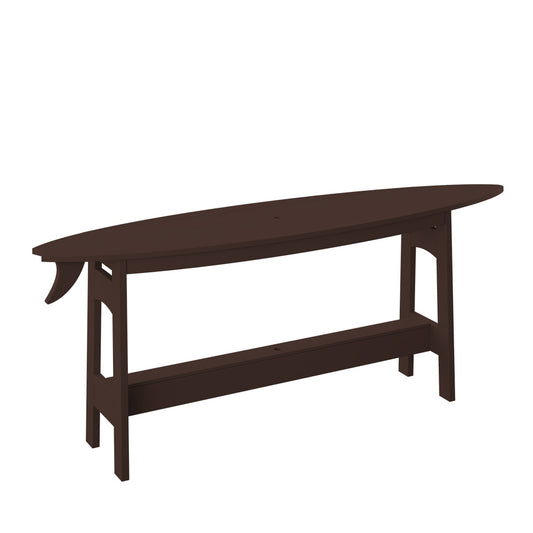 Polybird - Surfboard Table 72'' Tudor Brown - P88-R-TB view 1