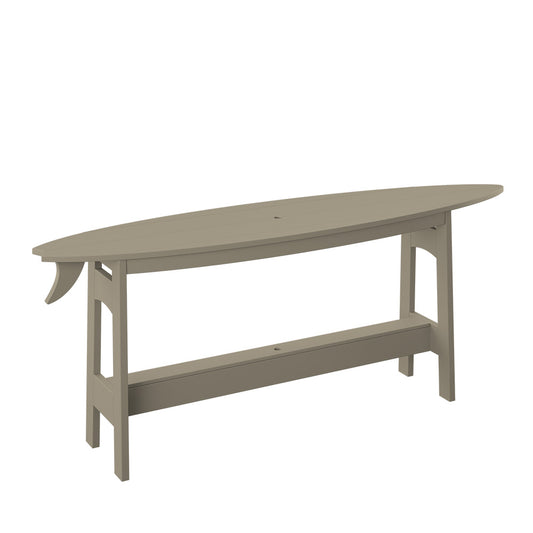 Polybird - Surfboard Table 72'' Weatherwood - P88-R-WW view 1