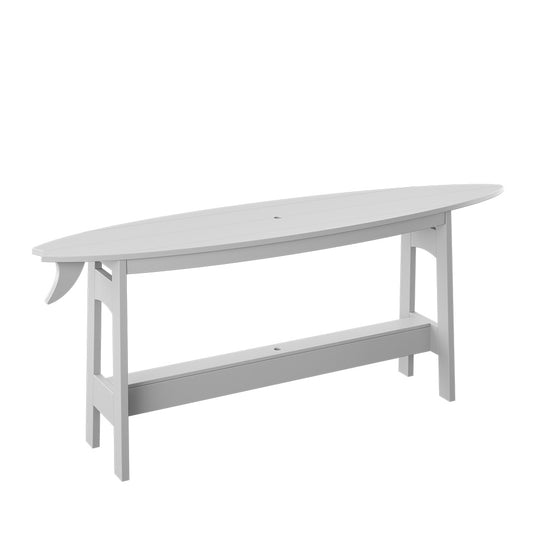 Polybird - Surfboard Table 72'' White - P88-R-WT view 1