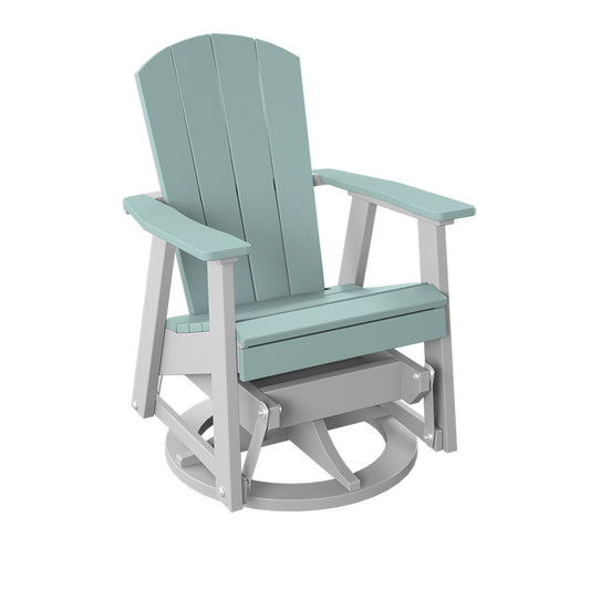 Polybird - Swivel Glider Sage And White - P39-SG-WT view 1