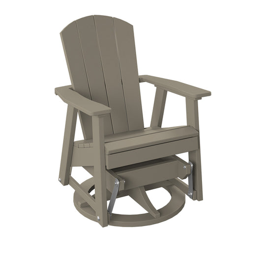 Polybird - Swivel Glider Weatherwood - P39-WW view 1