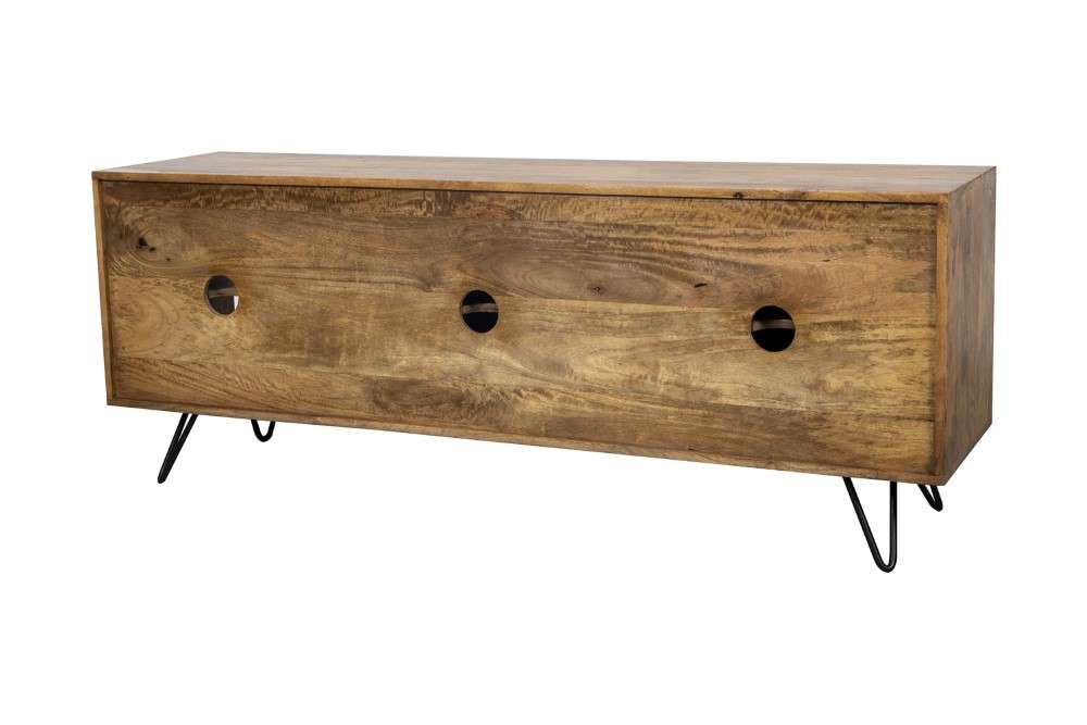 Porter Designs -  Alpine Solid Wood TV Stand, Natural - 06-215-10-5547 veiw 3