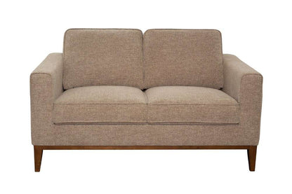 Porter Designs -  Annie Wood Trim Loveseat, Cream - 01-216-02-3039 veiw 3