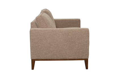 Porter Designs -  Annie Wood Trim Loveseat, Cream - 01-216-02-3039 veiw 4