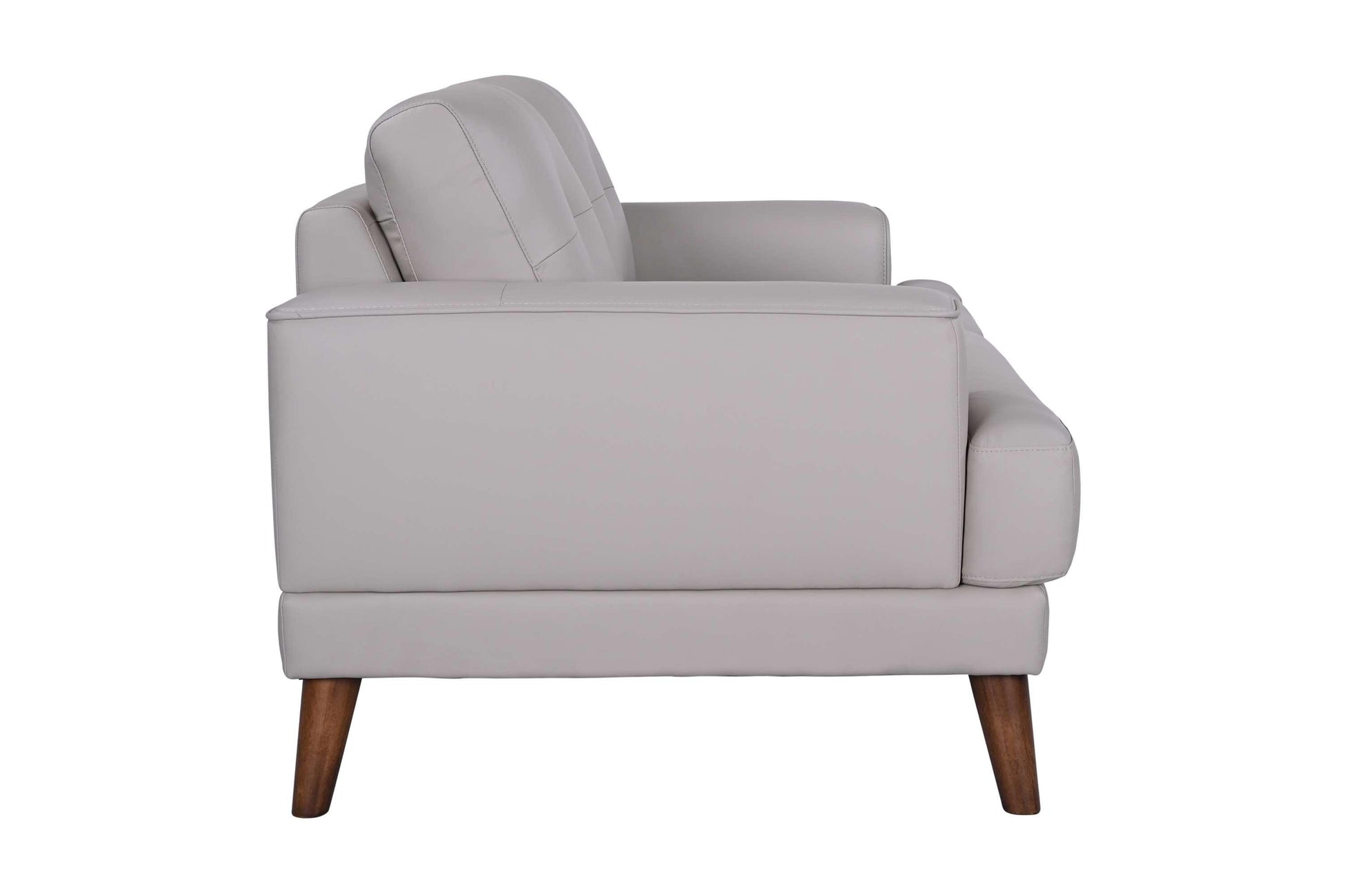 Porter Designs -  Anzio Top Quality Leather Loveseat, Cream - 02-204C-02-7120 veiw 4