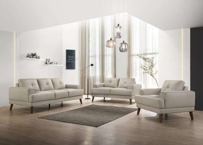 Porter Designs -  Anzio Top Quality Leather Sofa, Cream - 02-204C-01-7120 veiw 2