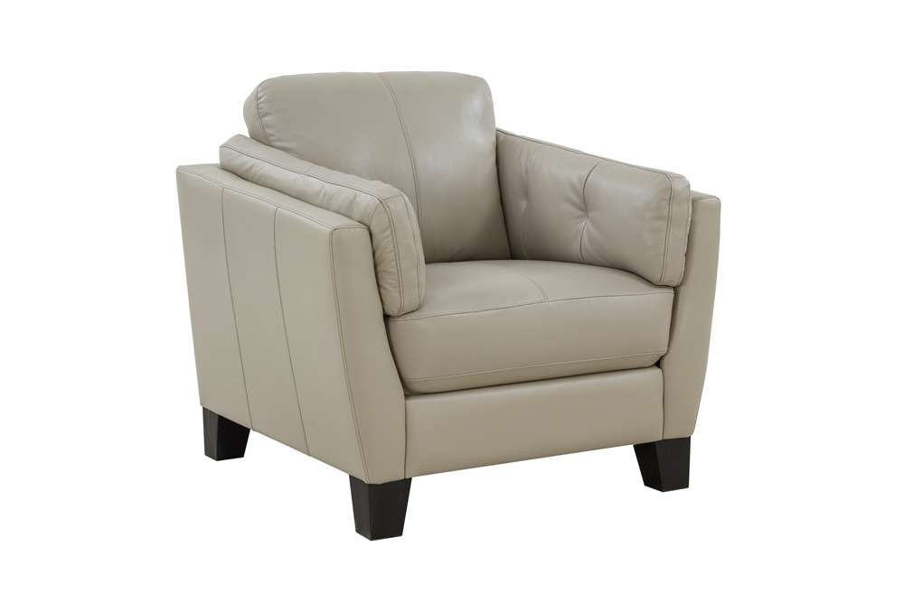 Porter Designs - Bergamo Top Grain Leather Chair, Cream - 02-189-03-4617 veiw 1
