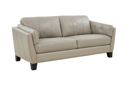 Porter Designs - Bergamo Top Grain Leather Sofa, Cream - 02-189-01-4617 veiw 1