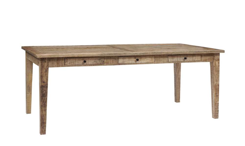 Porter Designs - Berkshire Solid Wood Dining Table, Brown - 07-117-01-6643 veiw 1